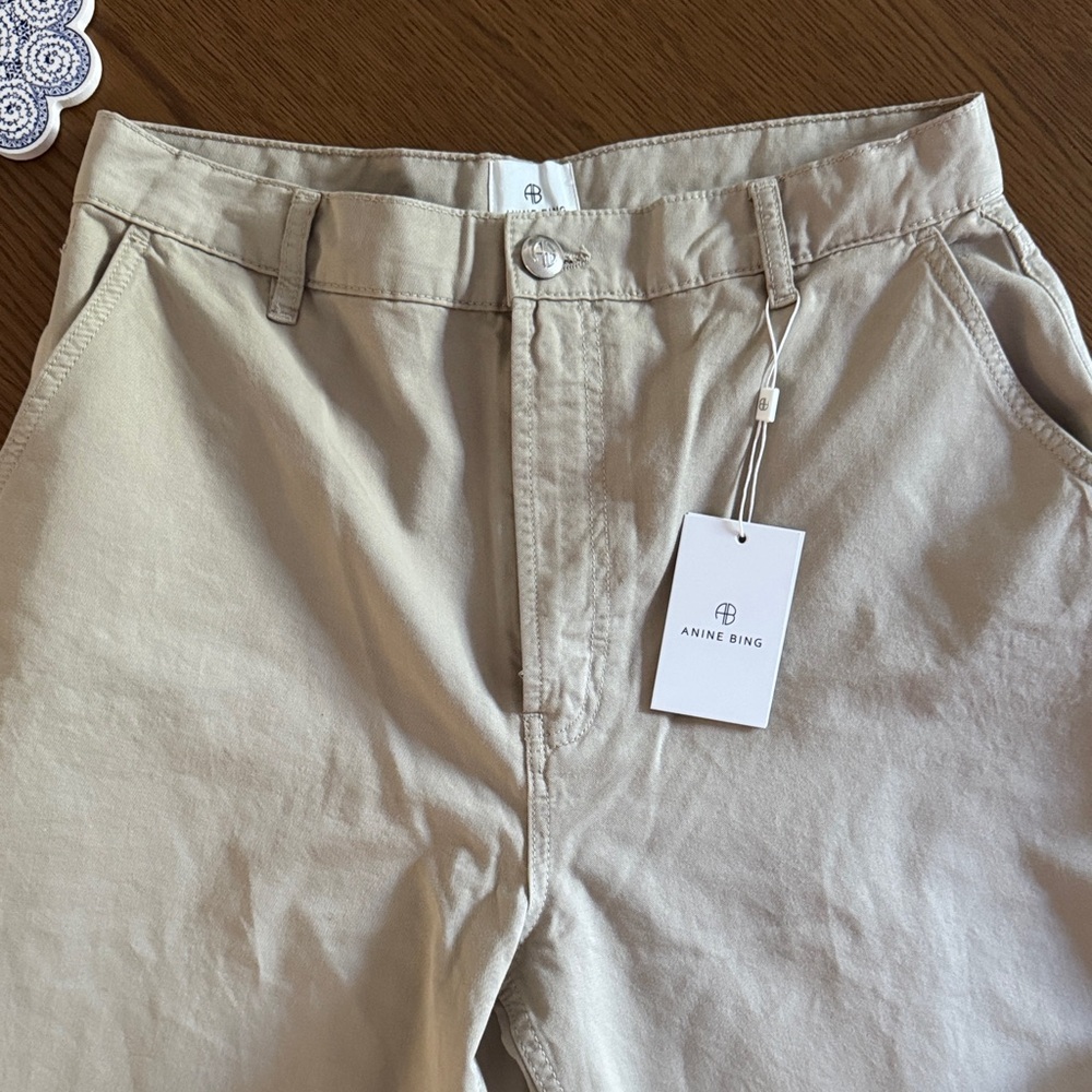 Anine Bing Men's Khaki Chinos
